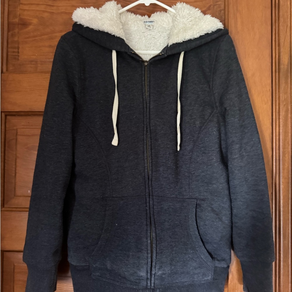 Old Navy Cream Sherpa Jacket